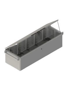 Transportation Container for Surface and Wellbore Equipment (Kit-Box) Applications